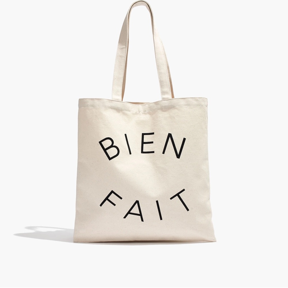 Madewell Bien Fait Canvas Tote Bag